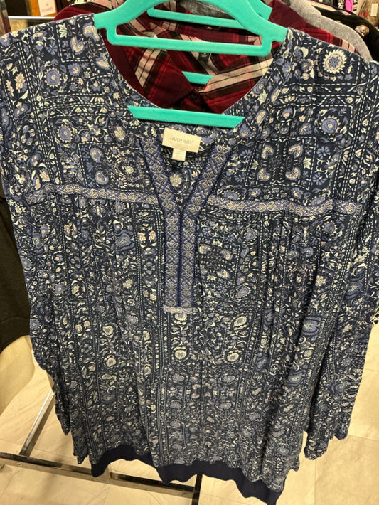 Avenue Blouse 30/32 Blue