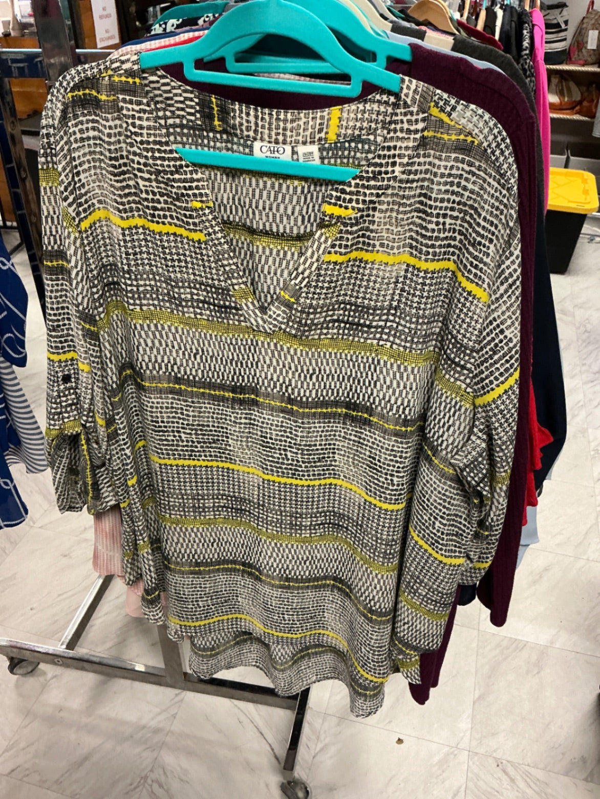 CATO Tunic 26/28 Multicolored with yellow accents