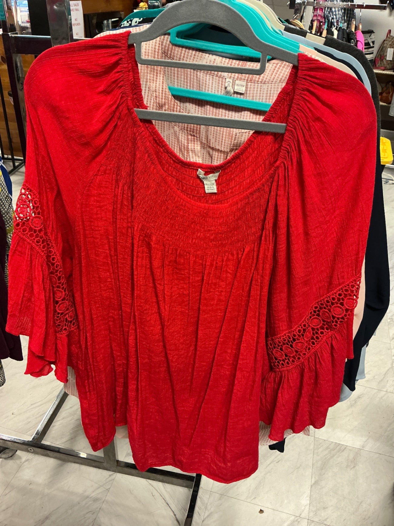 Cato Blouse 26/28 Red