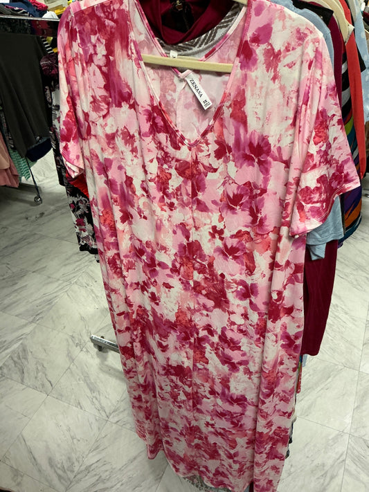 Zenana Dress 3X Pink NWOT