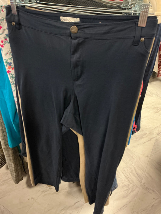 Cato Pants 24W Navy