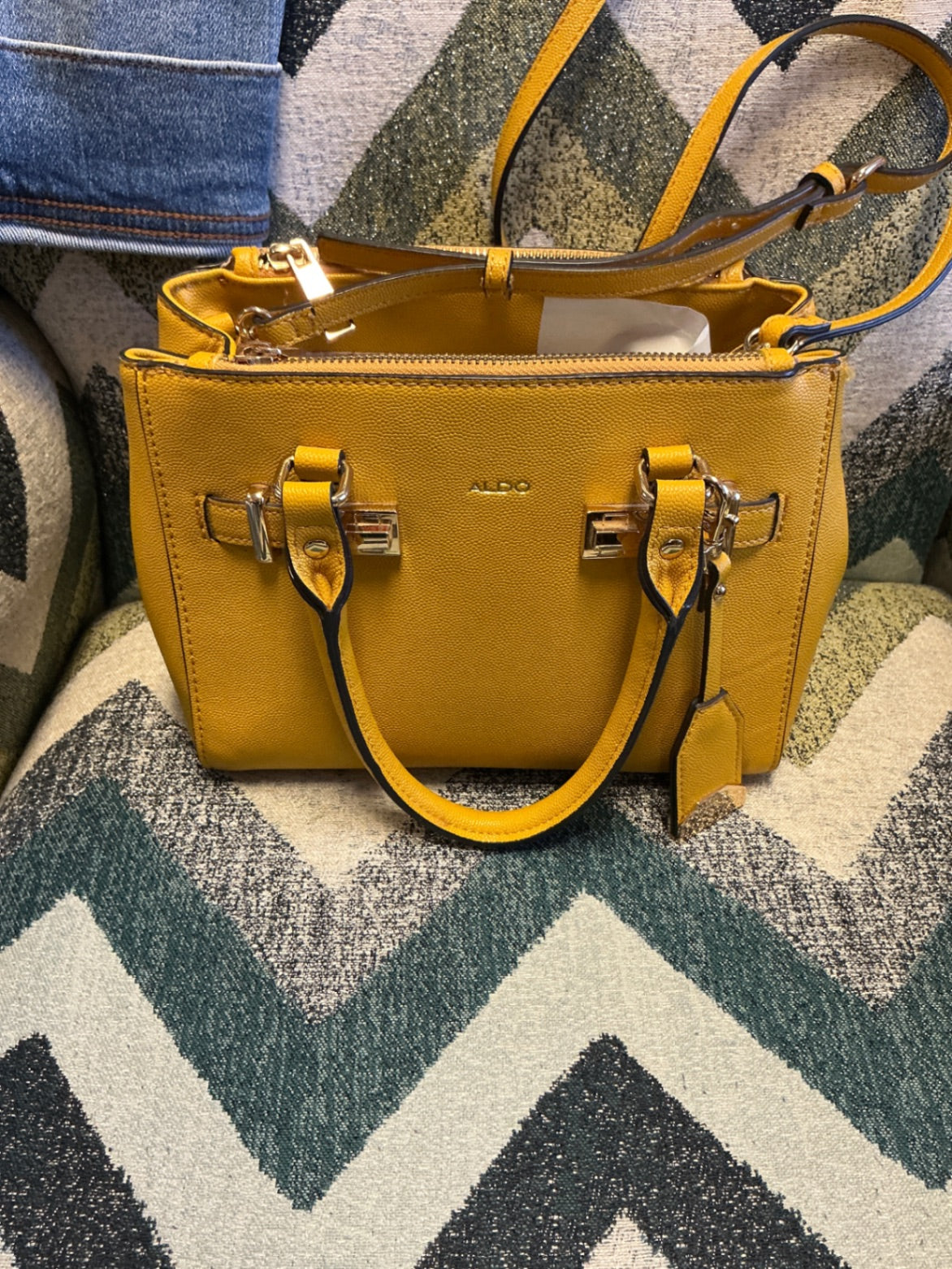 Aldo Handbag Yellow