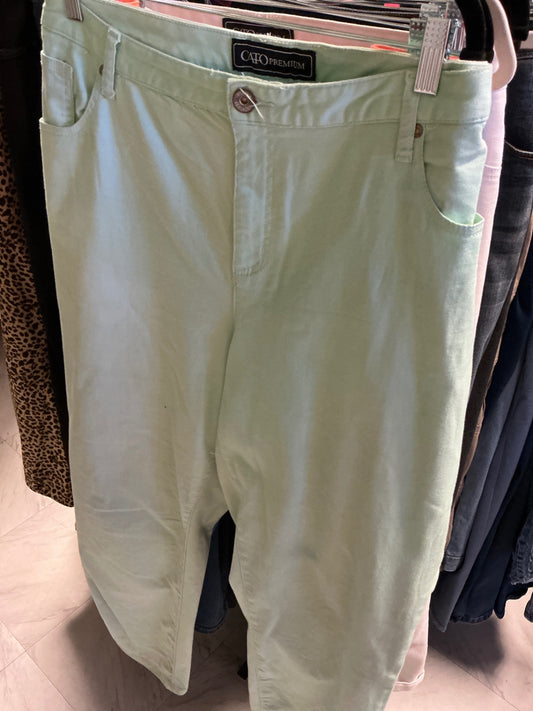 Cato Pants 24W Aqua