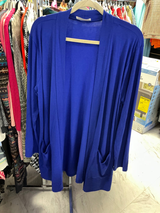 Zenana Cardigan 3XL Royal Blue NWOT