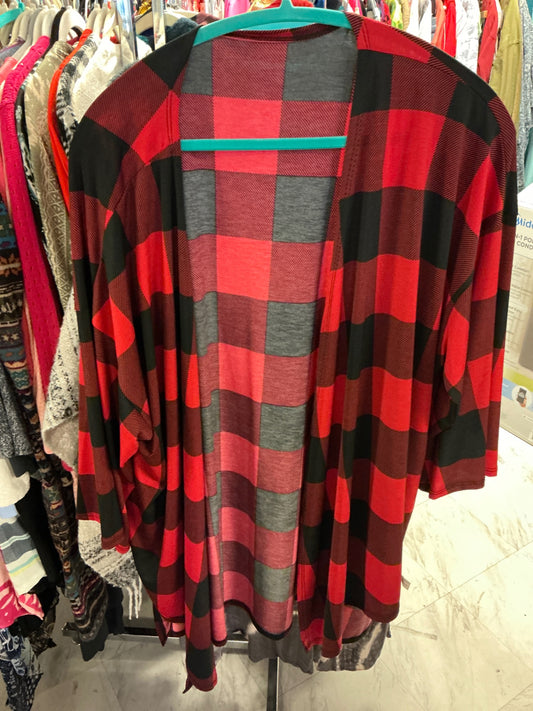 Cardigan Red and Black NWT