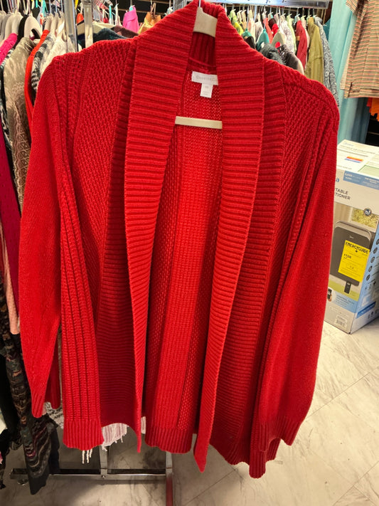 Chatterbox Cardigan XXL Red