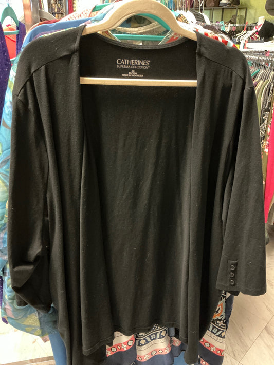 Catherines Cardigan 4X Black
