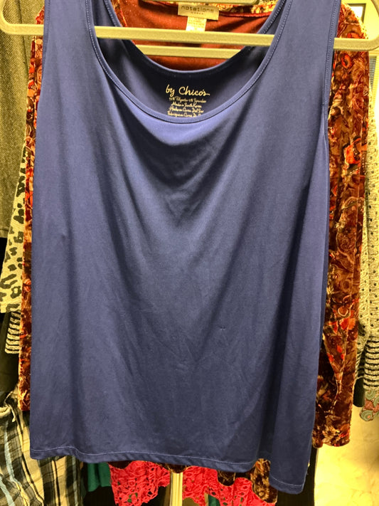 Chico's Tank Top 3 Blue