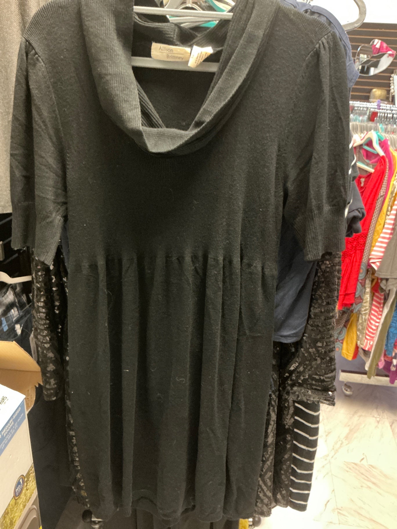 Allison Brittney Dress XL Black