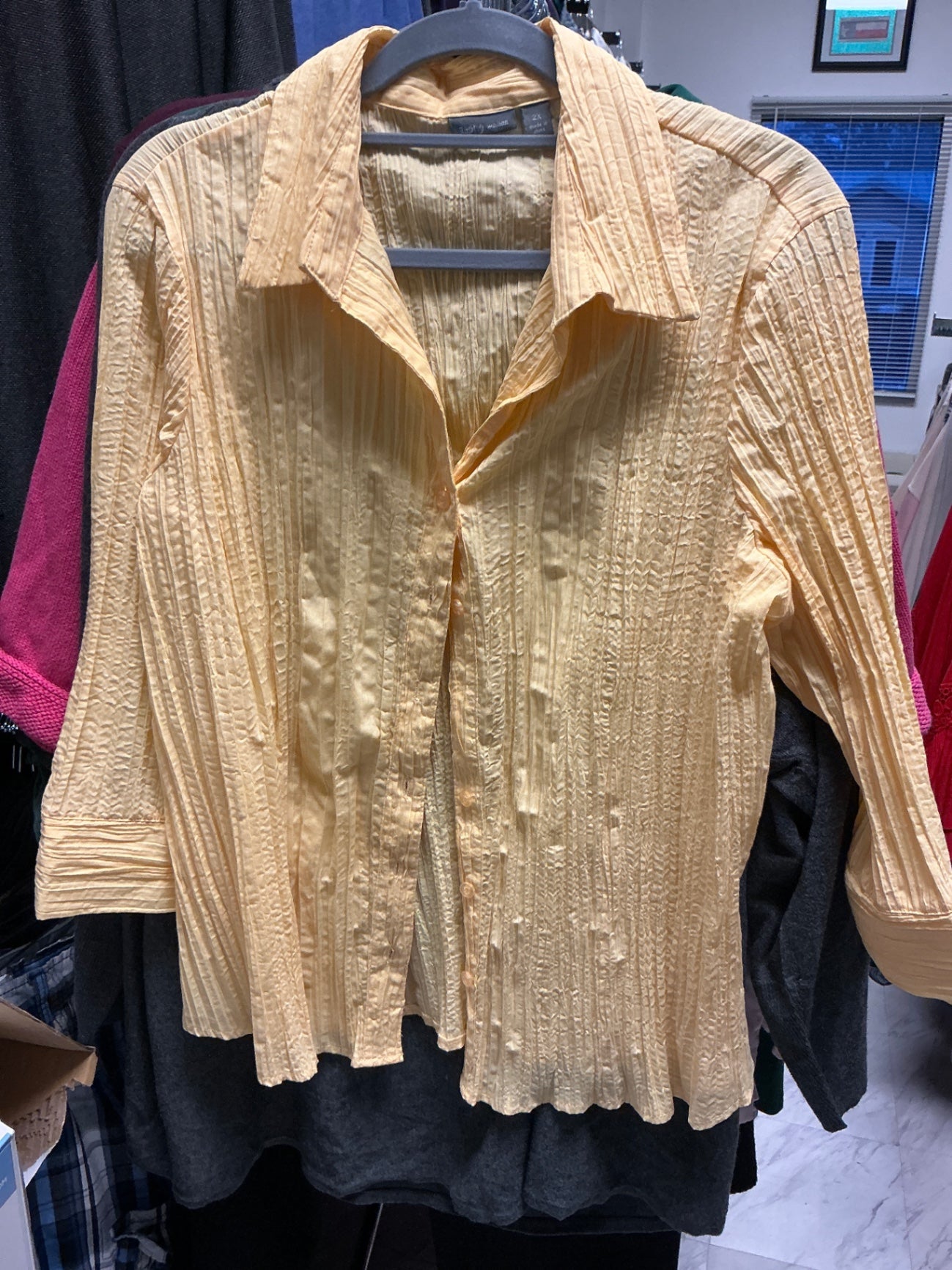 Apt. 9 Shirt 2X Yellow