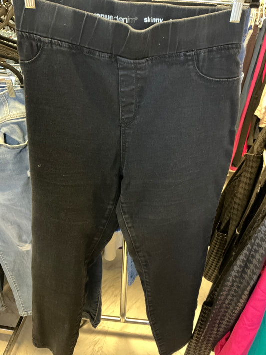 Avenue Denim Skinny Jeans 20 Black