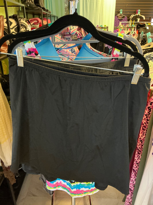 Cacique Swim Skirt 28 Black
