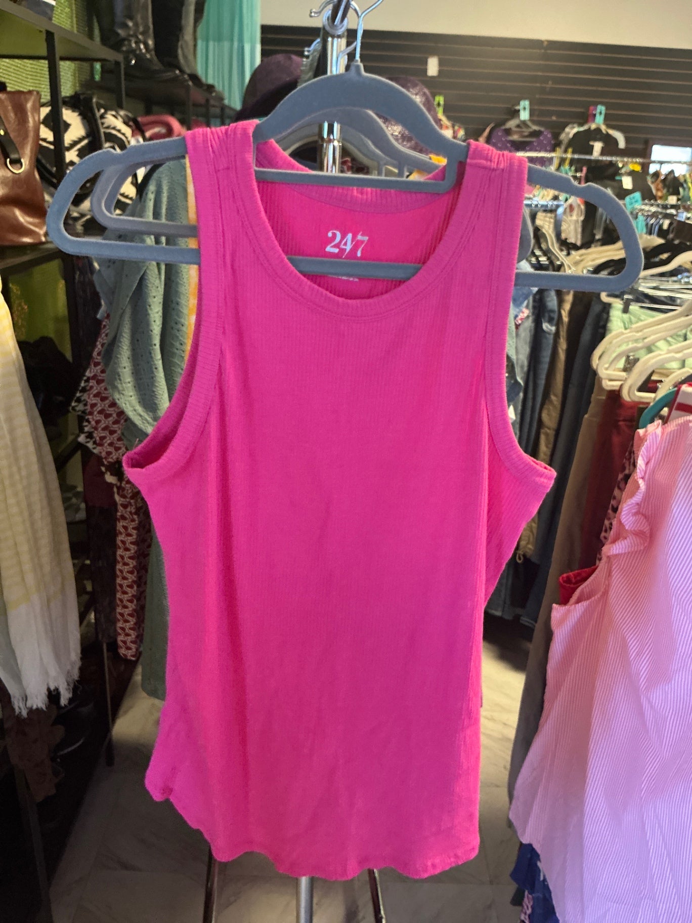 247 Tank Top XXL Pink