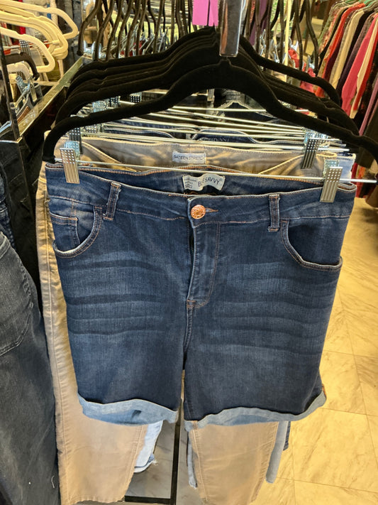Blue Savvy Shorts 22 Dark Blue