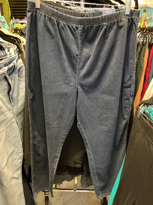 Avenue Denim Pants 22/24P Dark Blue NWT