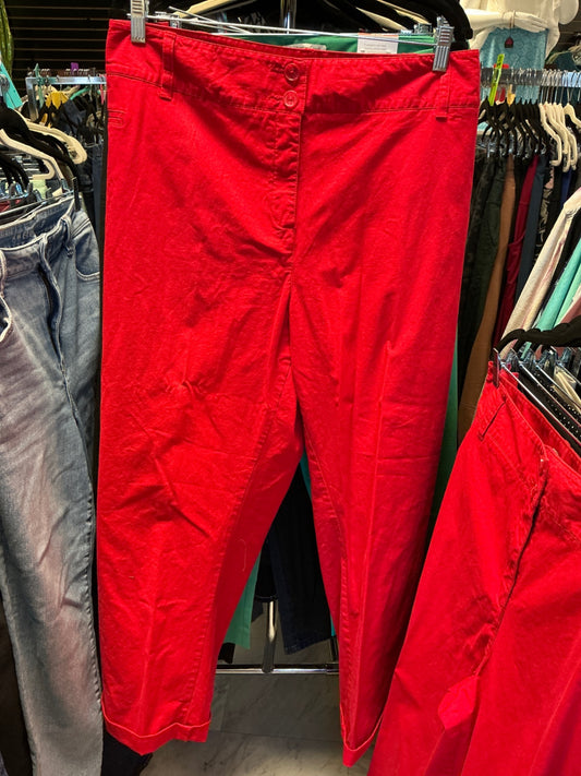 Avenue Pants 24 Red NWT