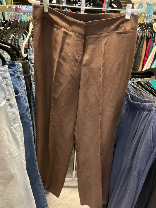 Avenue Pants 14/16 Brown