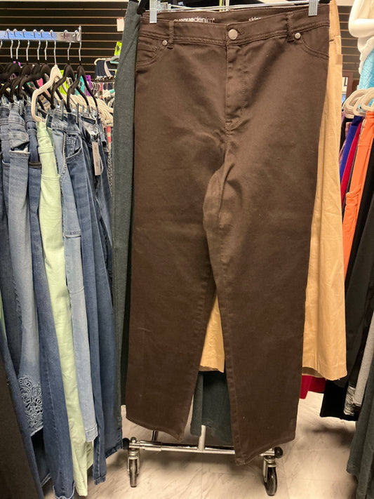 Avenue Denim Jeans 22A Brown