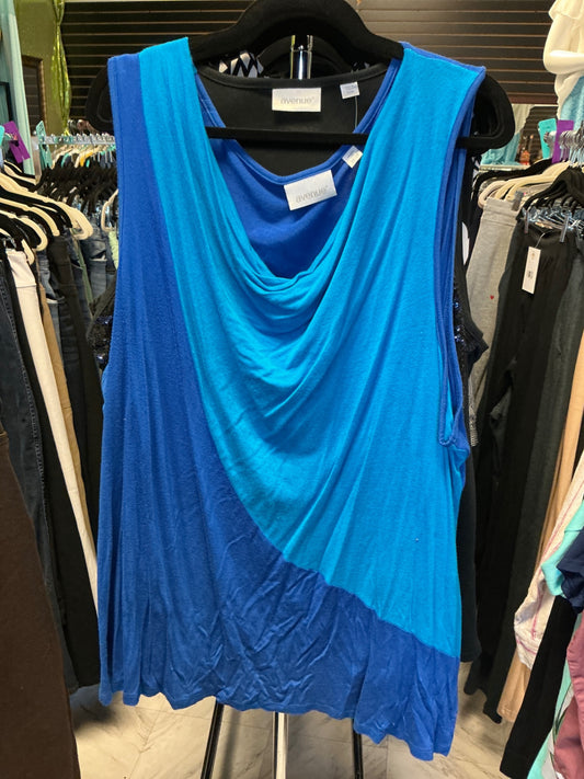 Avenue Sleeveless Top 26/28 Blue