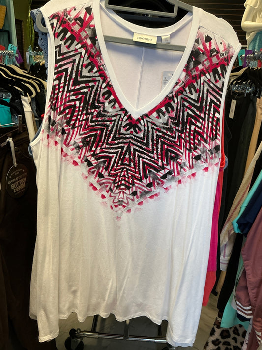 Avenue Tank Top 26/28 White