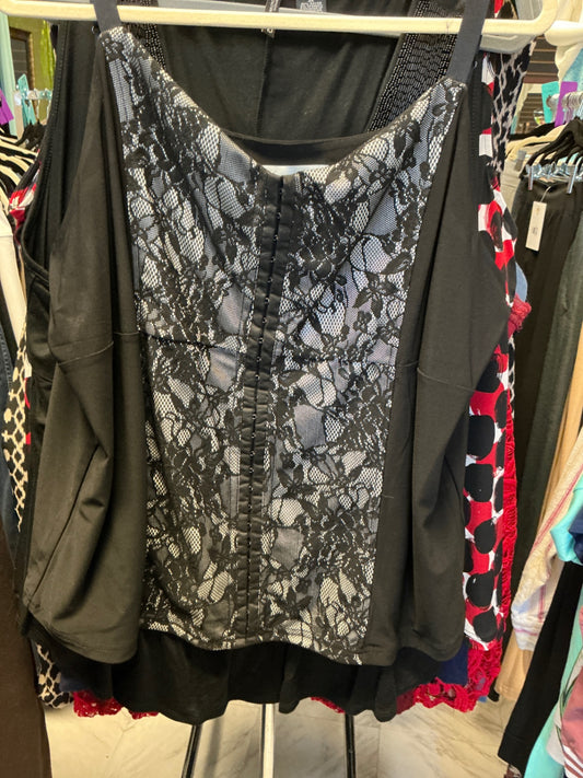 Avenue Tank Top 22/24 Black NWT