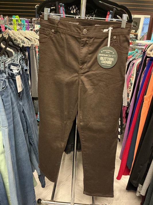 Avenue Denim Pants 20P Brown NWT