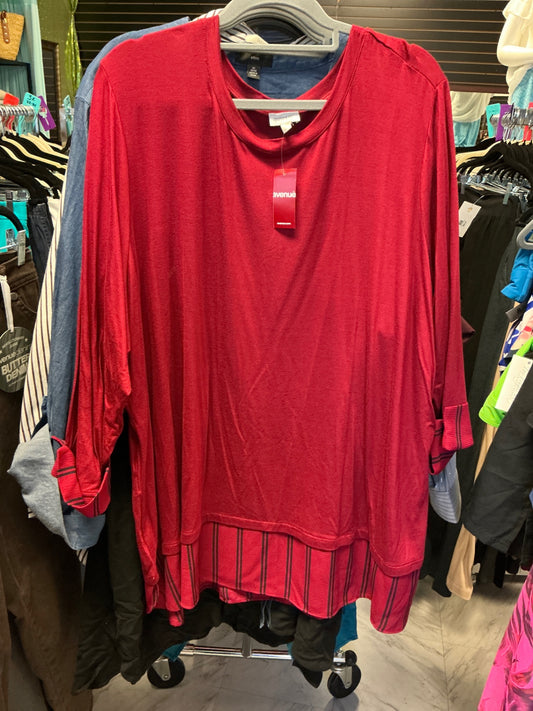 Avenue Tunic 30/32 Red NWT