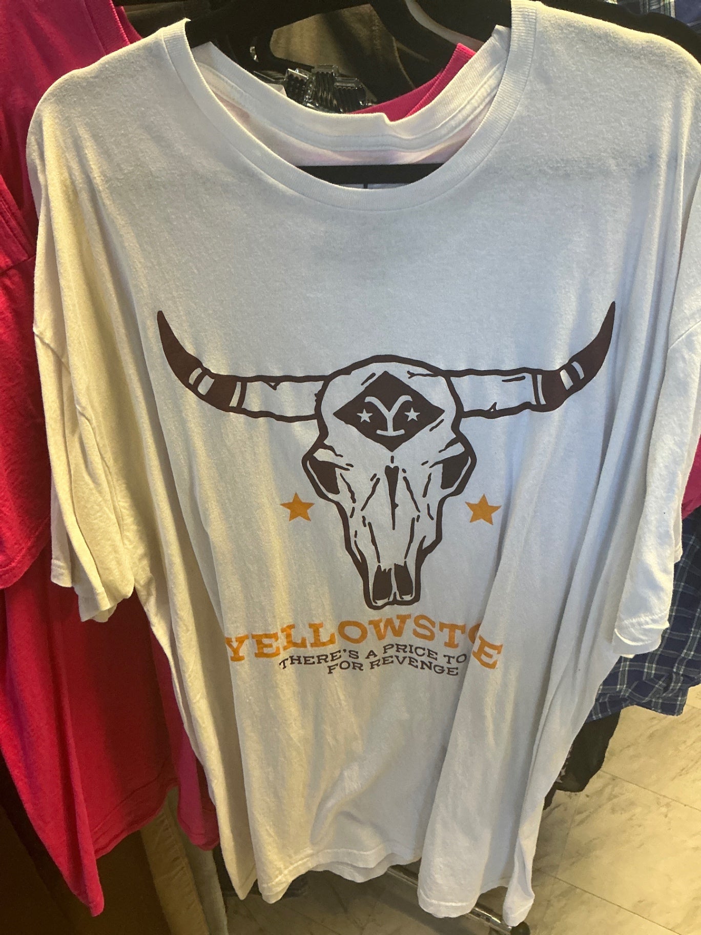 Yellowstone T-Shirt 3XL White