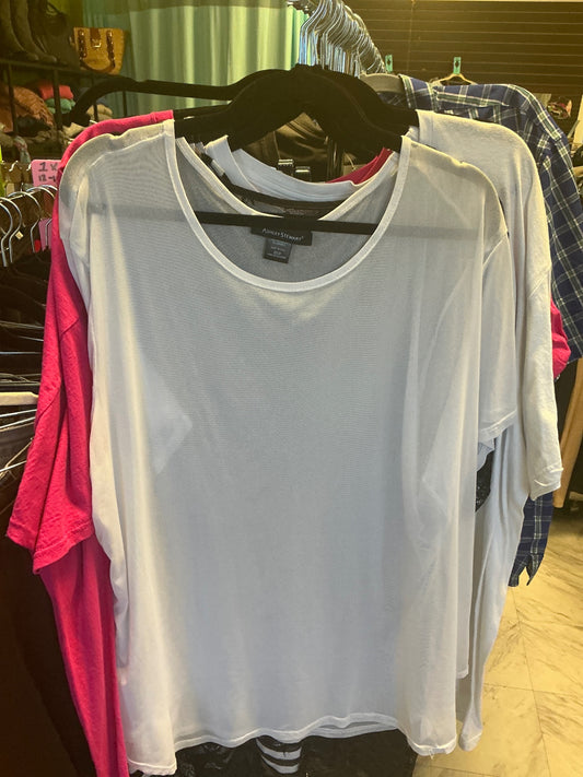 Ashley Stewart T-Shirt 22/24 White
