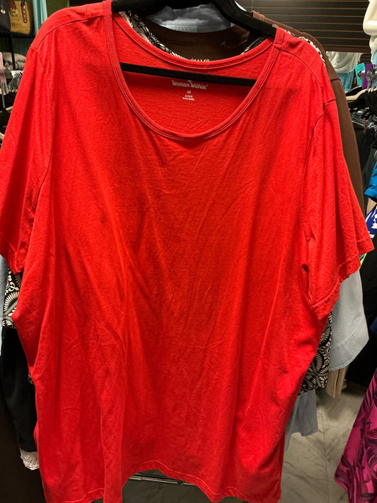 Woman Within T-Shirt 3X Red