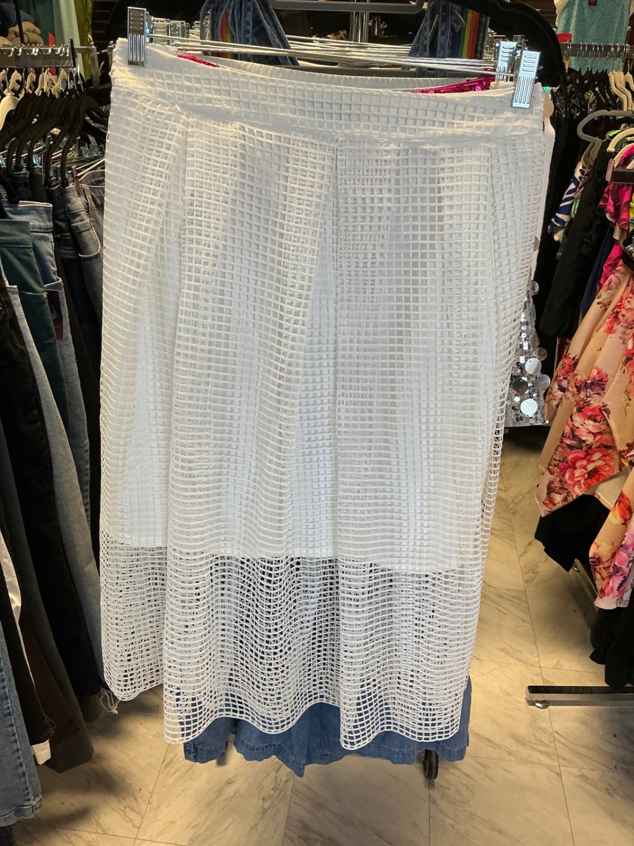 Who What Wear Skirt 18 White