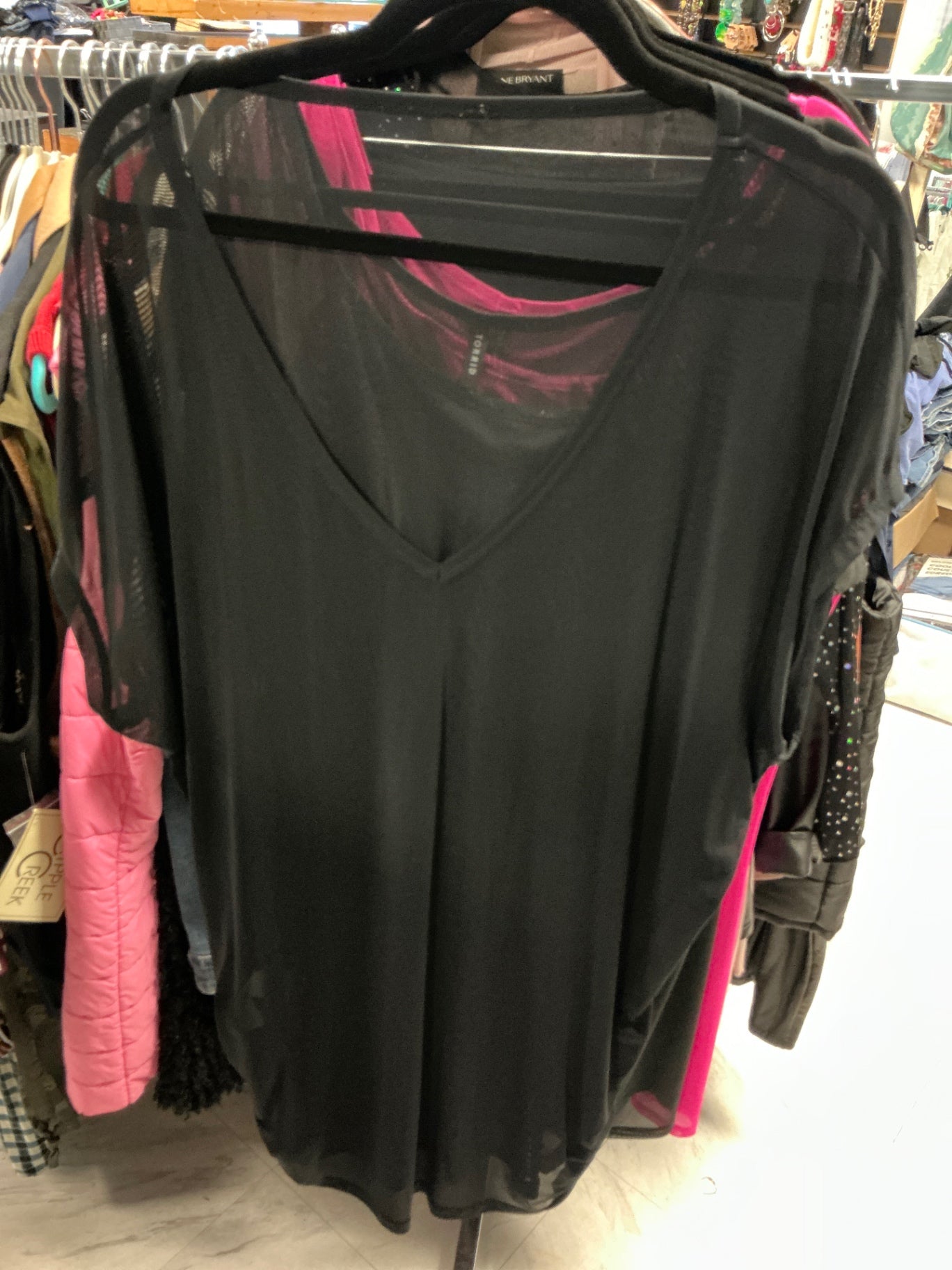 Anne Cole Swimsuit Cover Up O/S Black