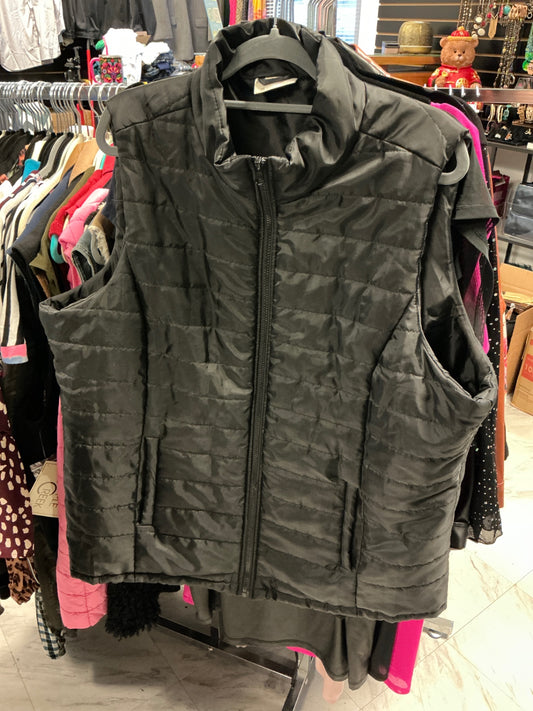 Bobbie Brooks Vest 3X Black