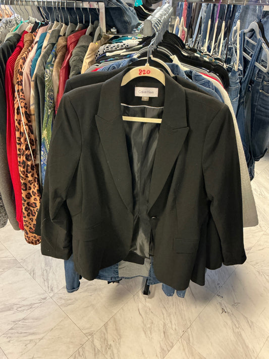 Calvin Klein Blazer 14 Black