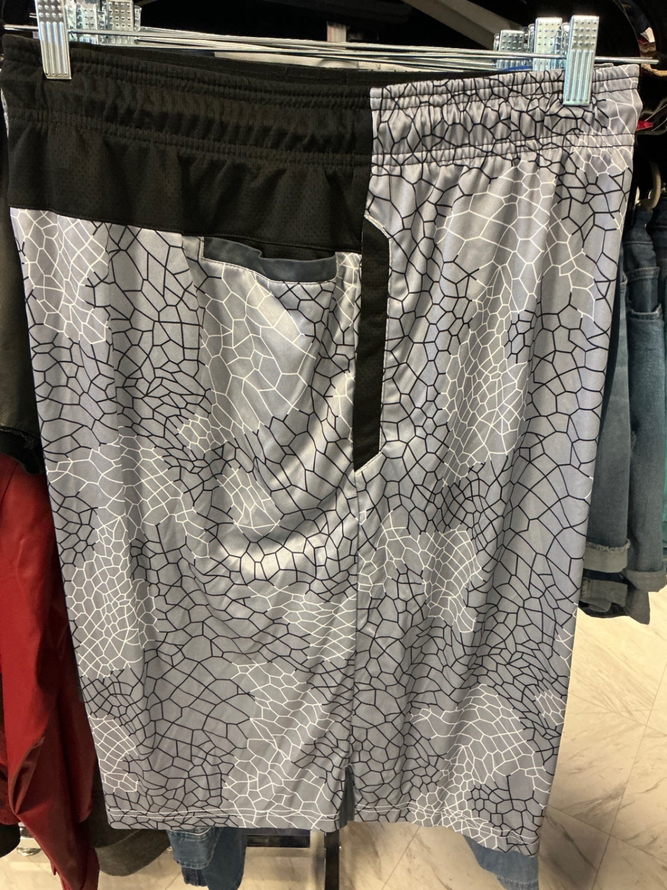 AND1 Basketball Shorts - Gray/Black - 3X