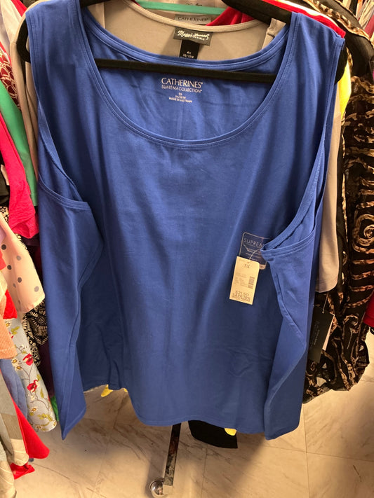 Catherine's Tank Top - Blue - 5X NWT