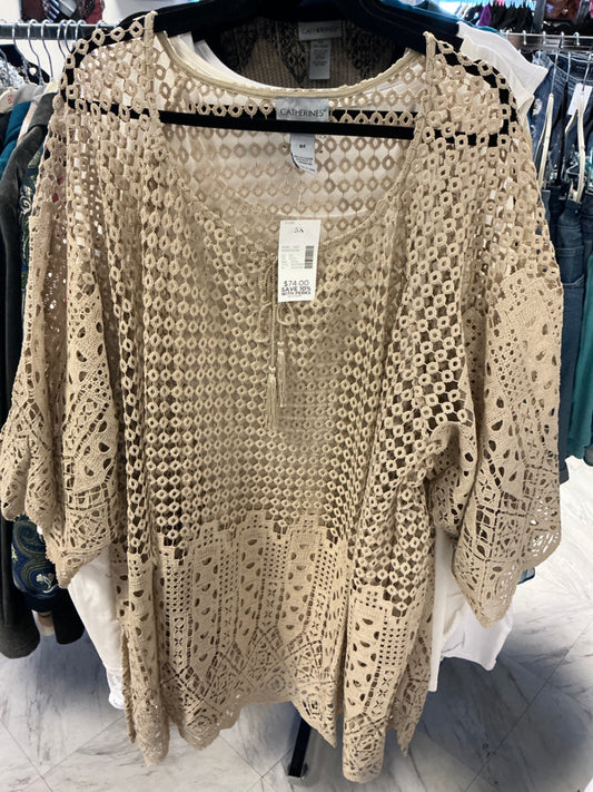 Catherines Cover-Up - Beige - 5X NWT