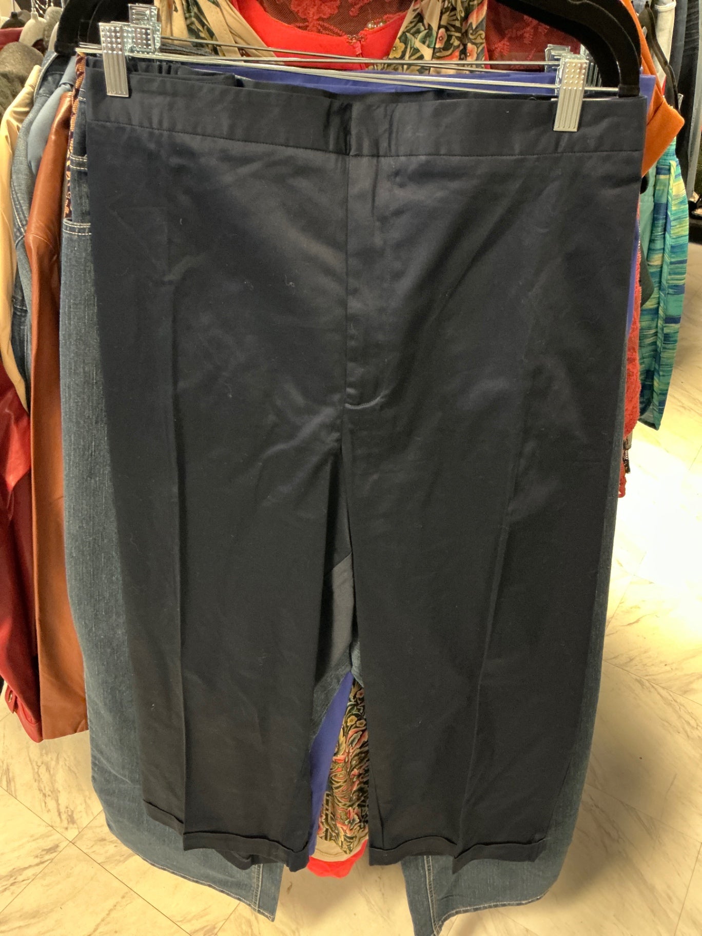 Catherine’s Pants - Navy Blue - 34W NWT