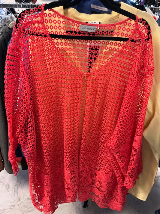 Catherines Kimono - Coral - 5X