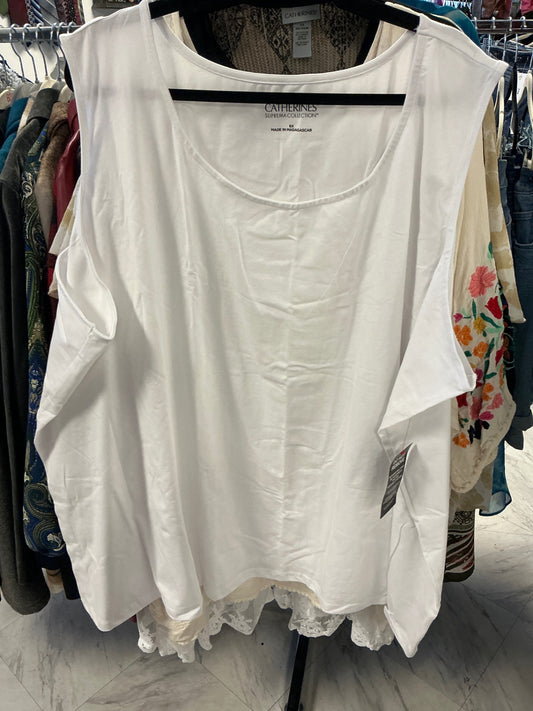 Catherines Tank Top - White - 6X NWT