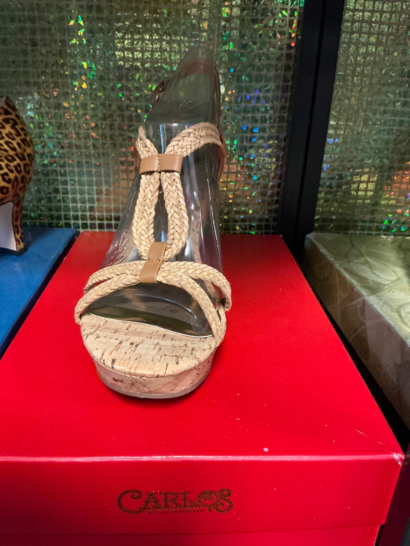 Carlos Santana Wedge Sandal - Beige - 10