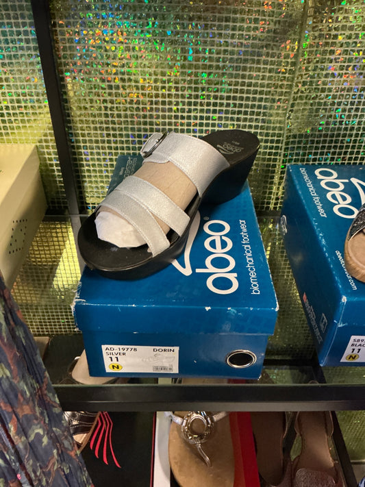 Abeo Sandals - Silver - 11