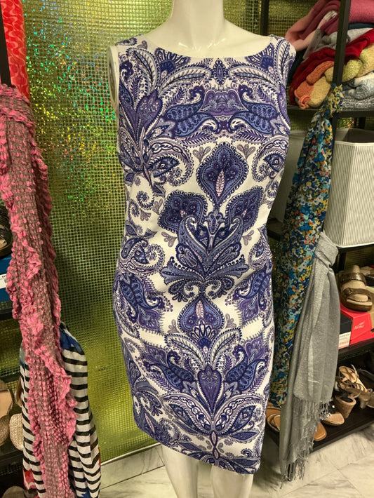 Alyx Dress - Purple and White - 20W