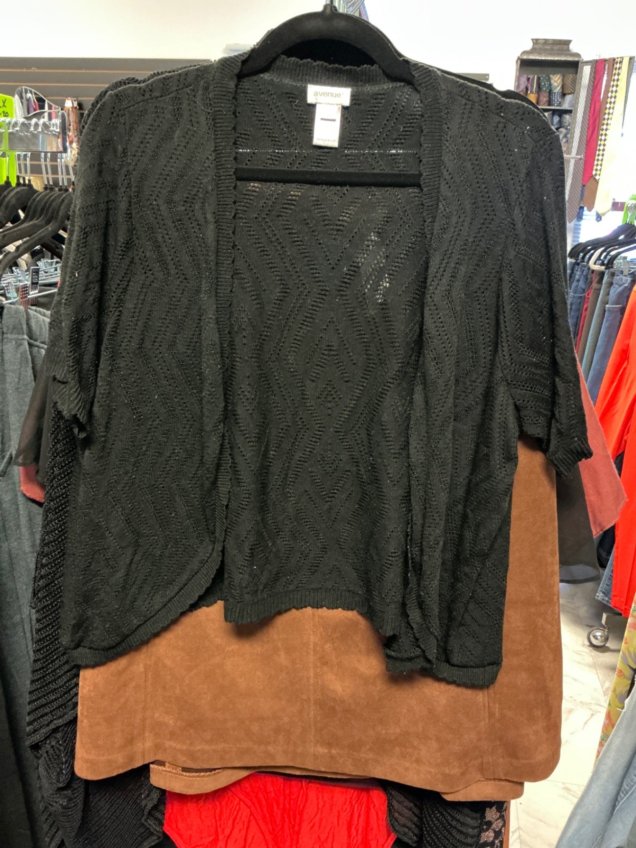 Avenue Cardigan - Black - 22/24