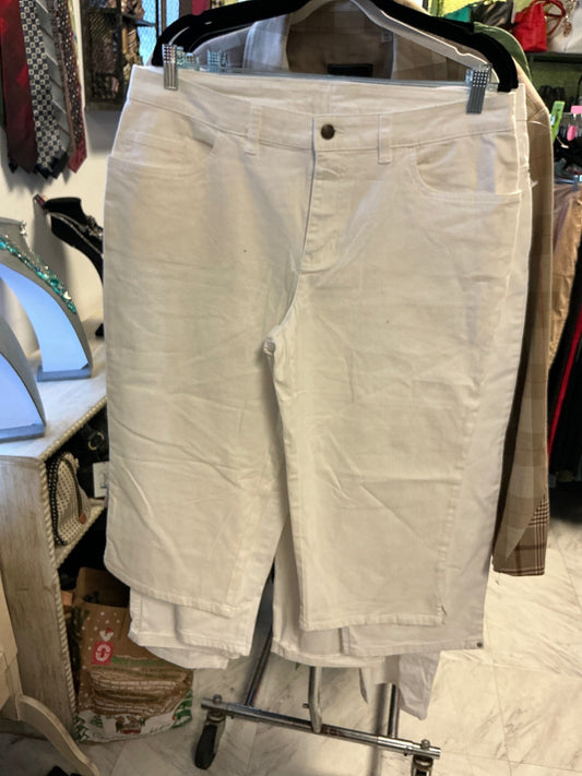 Capri Pants - White - 14 NWOT