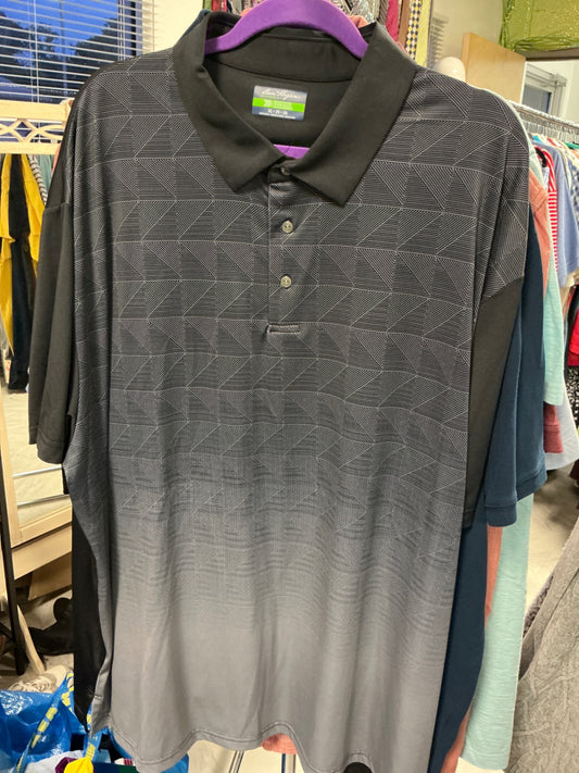Ben Hogan Polo Shirt - Black and Gray Gradients - 3XL