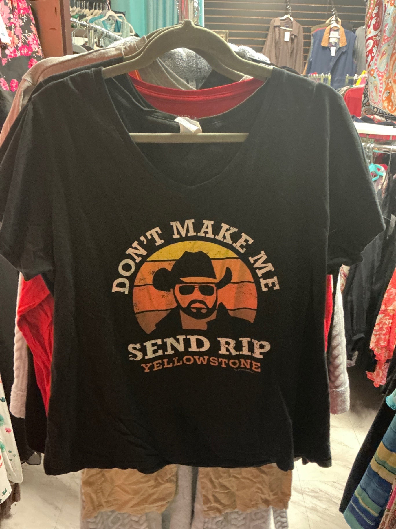 Yellowstone T-Shirt - Black - XXL