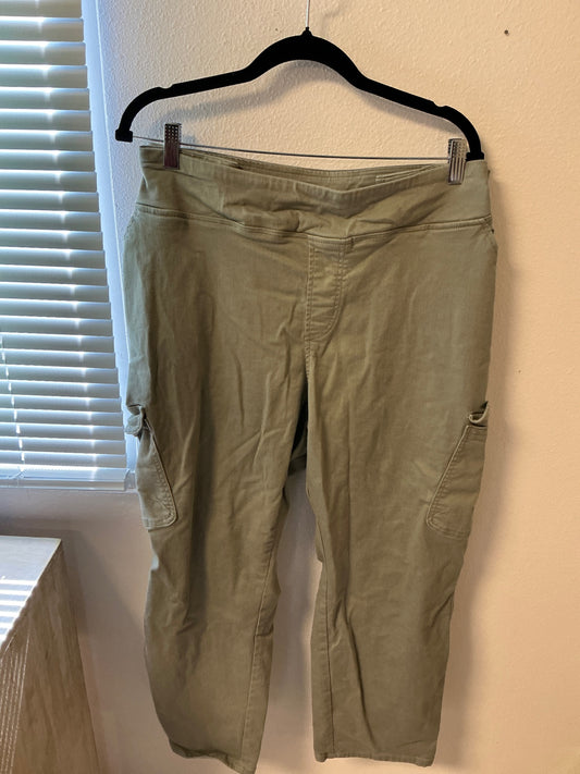 Belle by Kim Gravel Cargo Pants - Beige - 32W