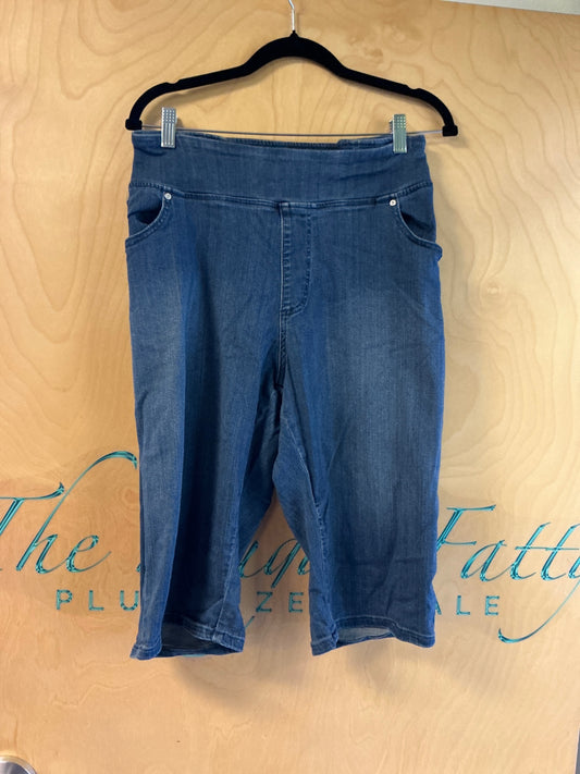 Belle by Kim Gravel Pedal Pushers - Blue - 30WP