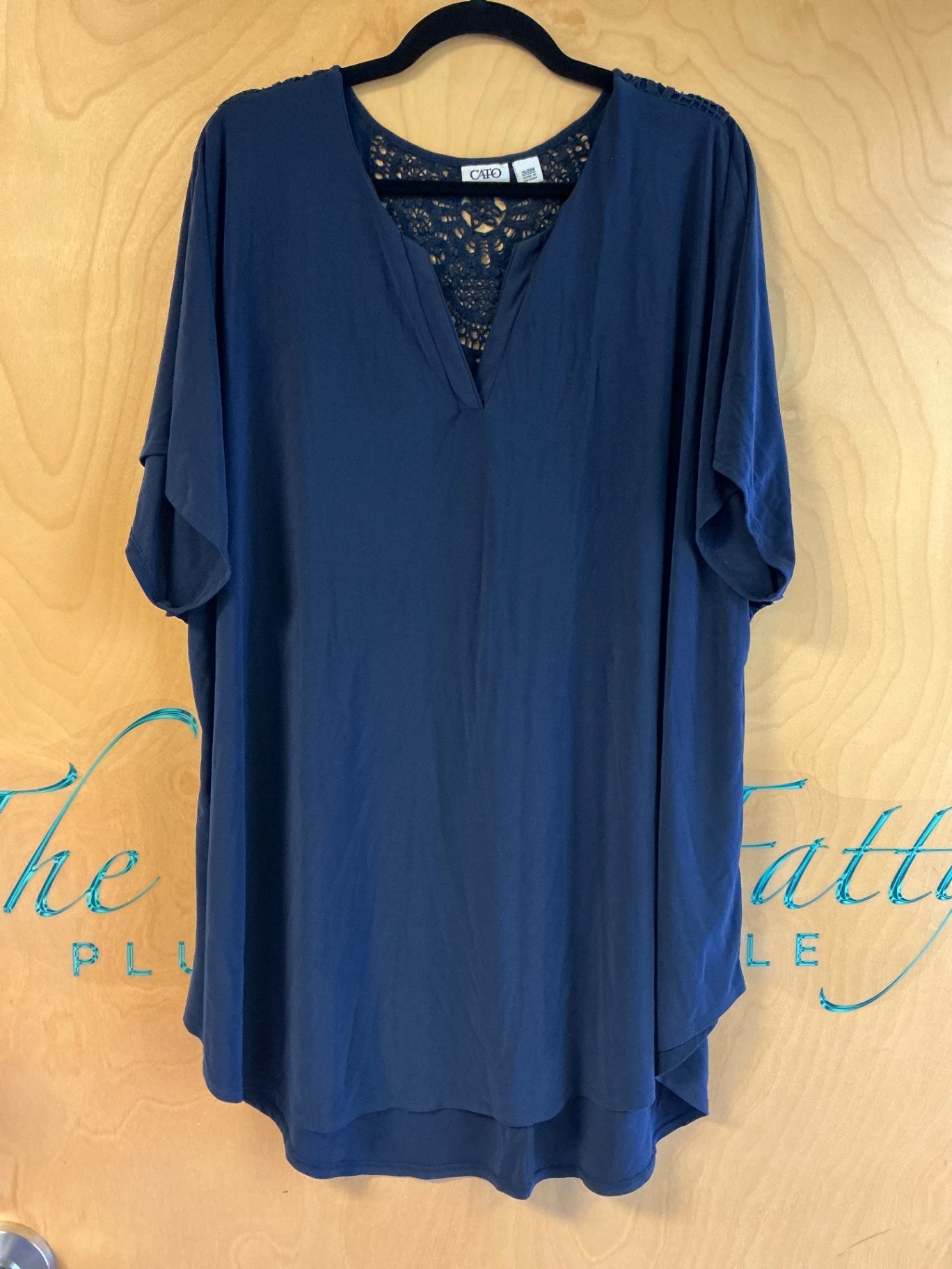 Cato Blouse - Navy Blue - 26/28